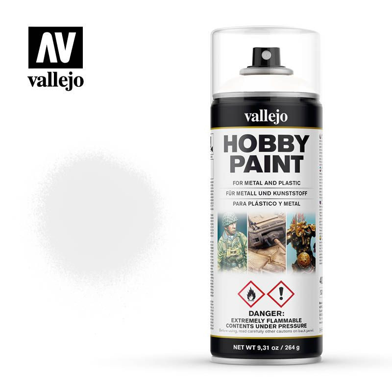 Vallejo Basic Spray 400ml 28010  White