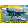 1:72 Zvezda 7297 Sukhoi SU-33 Flanker D Russian Naval Fighter