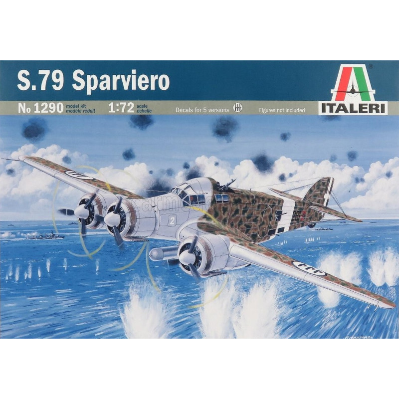 1:72 Italeri 1290 - Savoia-Marchetti S.79 Sparviero