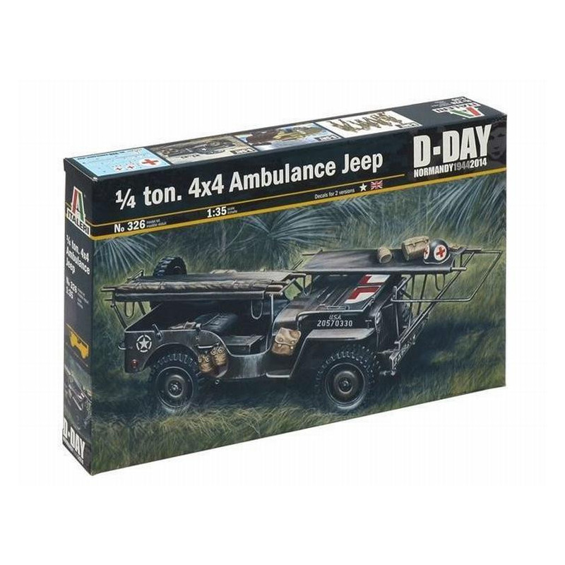 1:35 Italeri 326 - Ambulance Jeep