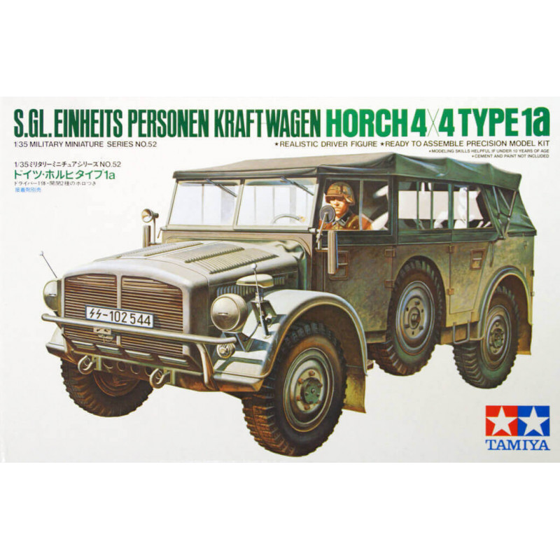 1:35 Tamiya 35052 - German Horch Type 1A with 1 Figure