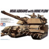 1:35 Tamiya 35158 - M1A1 Abrams with mine plow and 2 Figures