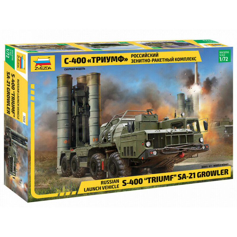 1:72 Zvezda 5068 - S-400 "Triumf" SA-21 Growler Russian Launch Vehicle