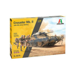 1:35 Italeri 6579 - Crusader Mk.II with 8th Army Infantry