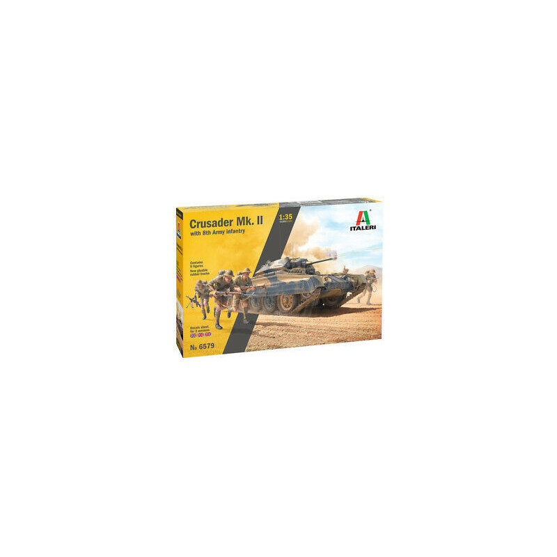 1:35 Italeri 6579 - Crusader Mk.II with 8th Army Infantry