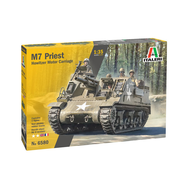 1:35 Italeri 6580 - M7 Priest Howitzer Motor Carriage
