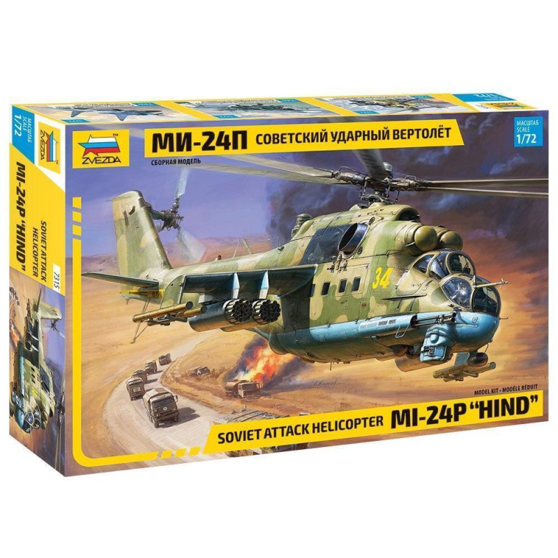 1:72 Zvezda 7315 MI-24P Soviet Attack Helicopter