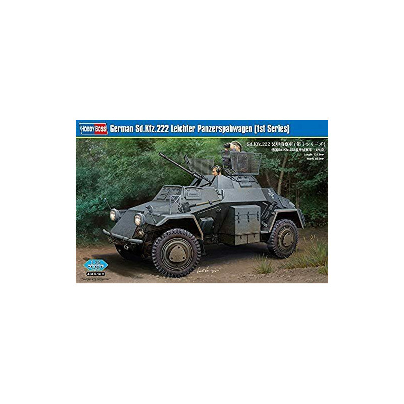 1:35 Hobby Boss 83815 - German Sd.Kfz.222 Leichter Panzerspahwagen (1st Series)