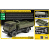 1:35 Zvezda 3692 - Krievu divu asu militārā kravas automašīna KAMAZ-4350