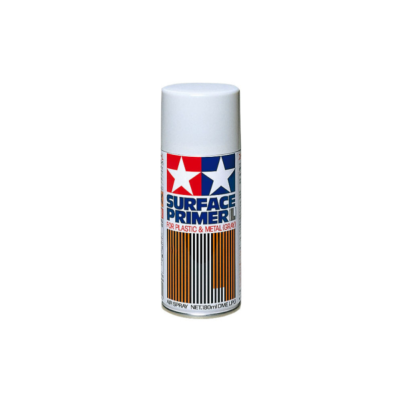 Tamiya 87042 - Fine Surface Primer (L) Gray 180 ml. for Plastic & Metal