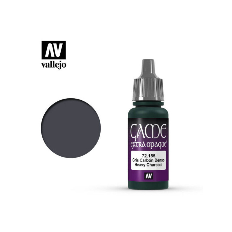 Vallejo Game Color 17 ml 72.155 Heavy Charcoal