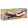 1:144 Zvezda 7023 Civil Airliner Tupolev TU-204-100 'RED WINGS'
