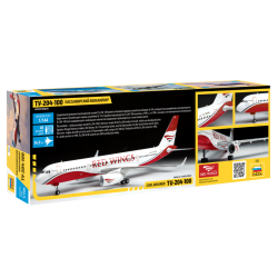 1:144 Zvezda 7023 Туполев Ту-204-100 'RED WINGS'