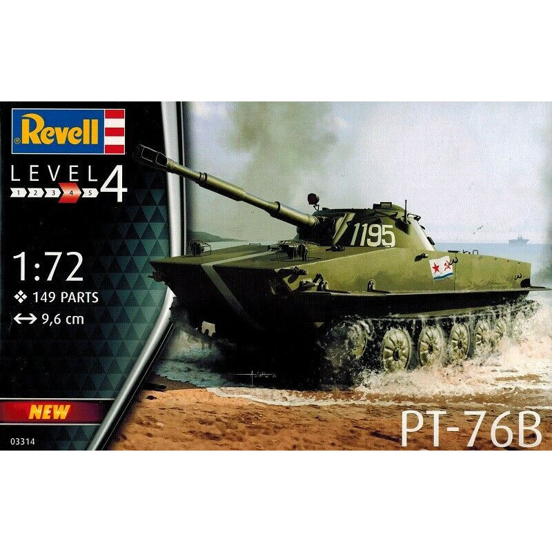 1:72 Revell 03314 - PT-76B Light Amphibious Tank