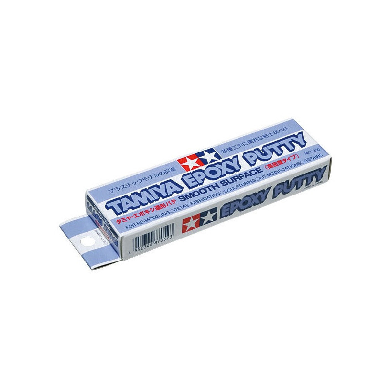 Tamiya 87052 - Divkomponentu epoksīda špaktele, 25 gr. - Epoxy putty smooth surface, 25 gr.