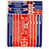 1:43 C3D Decals 43011 - Decals on RAF "Latvija" Ambulance, Police. USSR, Russia, Latvia, Lithuania