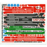 1:43 C3D Decals 43012 - Decals on RAF "Latvija" Police & Ambulance - Latvian and Lithuanian cars.