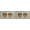 1:43 C3D Decals 43018 - Decal on police cars. Coat of arms of the USSR. For VAZ, GAZ, RAF, UAZ etc.