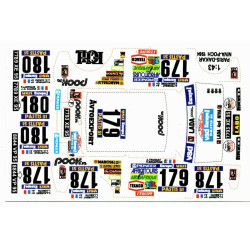 1:43 C3D Decals 43035 - Decals for Lada 4x4 Niva Poch №178, №179 & №180 Rally Paris-Dakar 1984