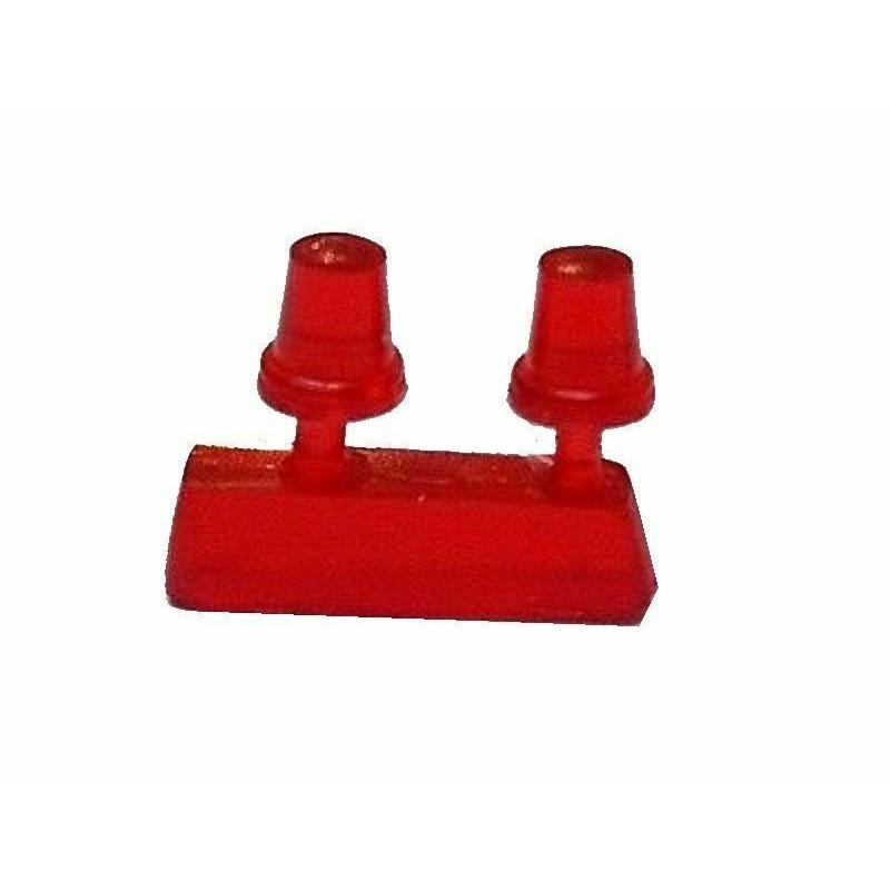 1:43 Auto Parts 43020-R - 2 piece, flashing beacon (Small) - Red color. Police, ambulance and other services.
