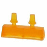 1:43 Auto Parts 43020-O - 2 piece, flashing beacon (Small) - Orange color. Police, ambulance and other services.