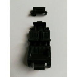 1:43 Auto Parts 43028-BL - Moskvitch-403 Salon (руль с левой стороны - left-hand drive car) - Black color.