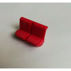 1:43 Auto Parts 43030-RL - GAZ-2402 "Volga" Salon (stūre kreisajā pusē - left-hand drive car) - Red color.