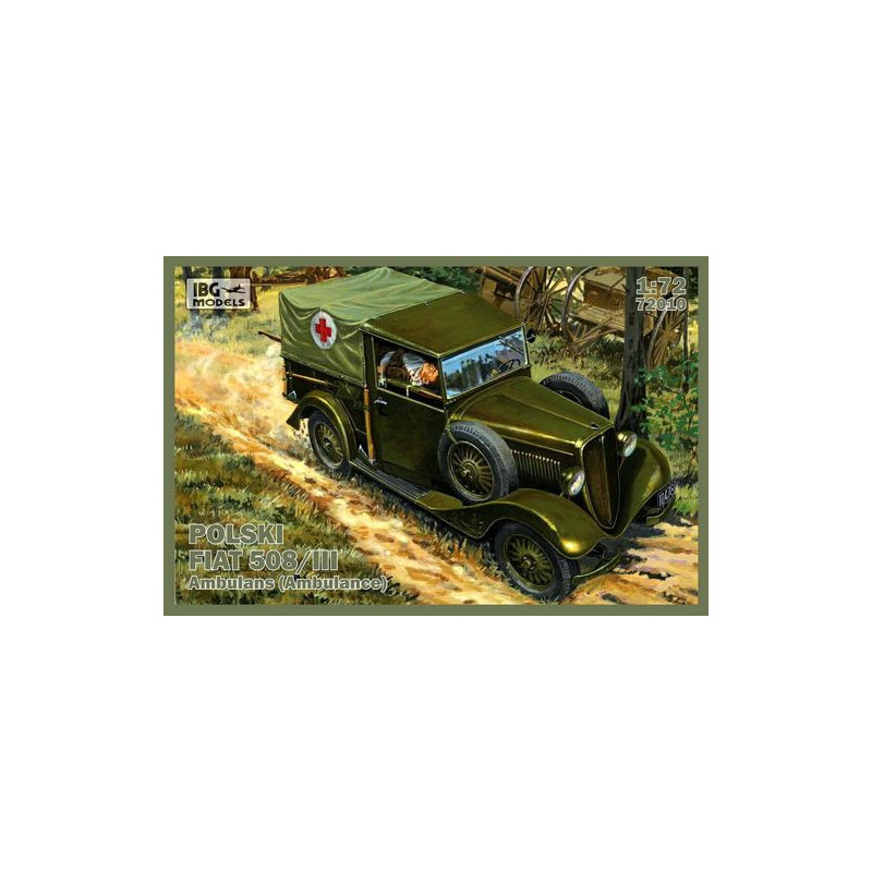 1:72 IBG Models 72010 - Polish Fiat 508/III Ambulance