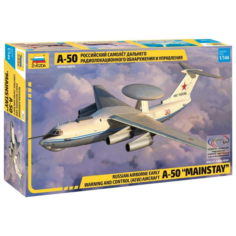 1:144 Zvezda 7024 Russian AWACS BERIEV A-50 MAINSTAY
