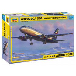 1:144 Zvezda 7003 Пассажирский авиалайнер Airbus A-320