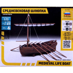 1:72 Zvezda 9033 - Viduslaiku laiva