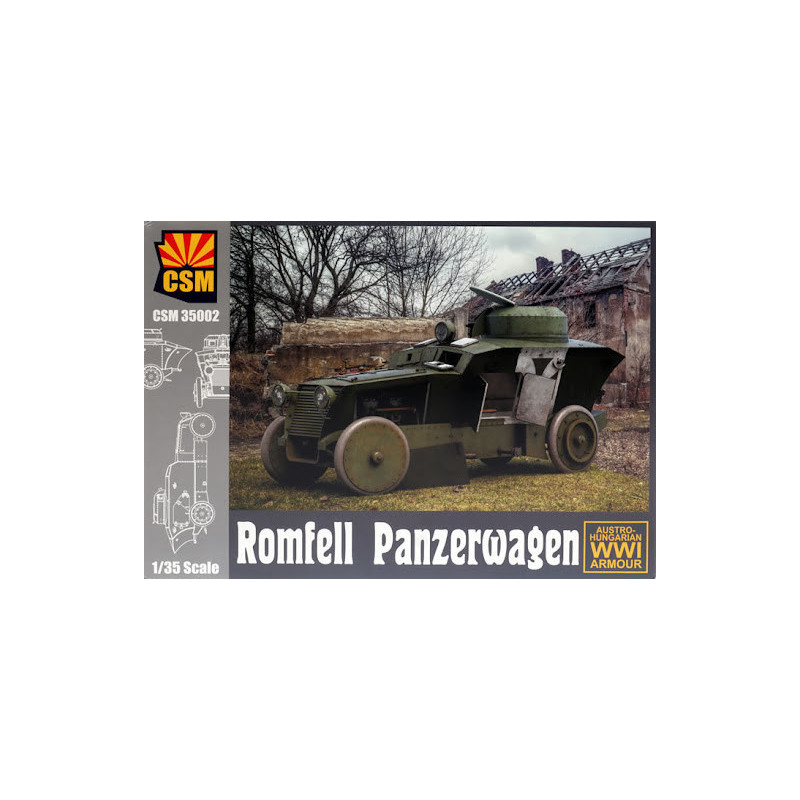 1:35 Copper State Models 35002 Romfell Panzerwagen Armoured car WW I