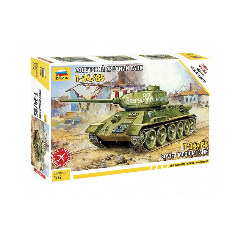 1:72 Zvezda 5039 - Soviet Medium Tank T-34/85