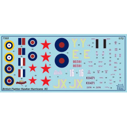 1:72 Zvezda 7322 - Hawker Hurricane IIC British Fighter