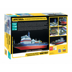 1:350 Zvezda 9044 - Krievijas kodolledlauzis 'Arktika'